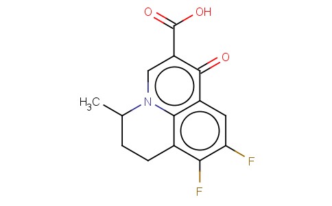 8,9-DIFLUORO-5-METHYL-6,7-DIHYDRO-1-OXO-1H,5H-BENZO[IJ]QUINOLIZINE-2-CARBOXYLIC ACID